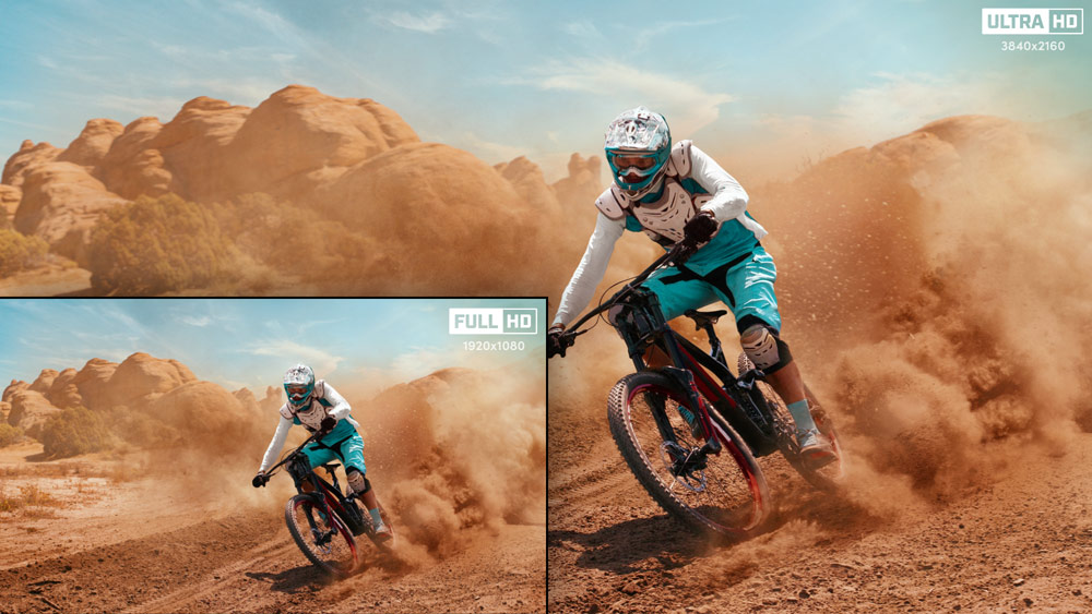 Work in Both HD or Ultra HD